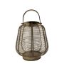 Lanterne en aluminium CONSTANTINE avec anse, doré, 20cm, Ø23cm