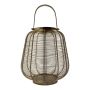 Lanterne en aluminium CONSTANTINE avec anse, doré, 30cm, Ø27cm