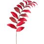 Branche artificielle de sceau de Salomon PRIHON avec fleurs, rouge rubis, 120cm