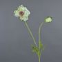 Fleur décorative Coquelicot MESOP, blanc, 65cm
