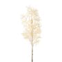 Branche artificielle Cotinus coggygria SLANDE avec des fleurs, crème, 45cm