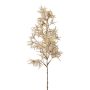 Branche artificielle Cotinus coggygria SLANDE avec des fleurs, gris, 45cm