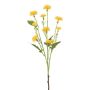 Branche artificielle Bleuet KIRVEL, jaune, 55cm