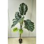 Plante artificielle Philodendron monstera deliciosa CUNKYN dans un pot décoratif, 170 cm