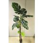 Plante artificielle Philodendron Monstera Deliciosa CUNKYN dans un pot décoratif, 180 cm