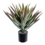 Palmier artificiel Yucca elephantipes PLEMO, vert-rouge, 50cm