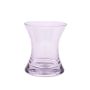 Vase en verre en forme de sablier LIZET, transparent, 17,5 cm, Ø 15,2 cm