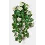 Fleur artificielle géranium OTTAVIA sur tige, crossdoor, crème, 65 cm