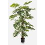 Plante artificielle Philodendron Monstera Deliciosa Variegata MEBSUTA, vert-blanc, 160 cm