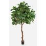 Ficus Lyrata artificiel FELTON, tronc artificiel, vert, 360 cm