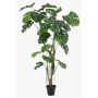 Plante artificielle Philodendron monstera deliciosa TANIESO, tronc artificiel, racines aériennes, 210 cm