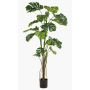 Plante artificielle Philodendron monstera deliciosa TANIESO, tronc artificiel, racines aériennes, 180 cm