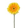 Fleur décorative Gerbera VORNEK, jaune, 65cm