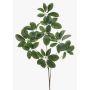 Branche décorative de Schefflera PARVANEH, verte, 110 cm