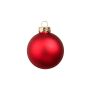 Boule de Noël CLARIBELLE, mate, 30 pièces, rouge, Ø 6 cm
