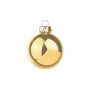 Boules de Noël CLARIBELLE, brillantes, 30 pièces, dorées, Ø 6 cm