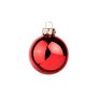 Boule de Noël CLARIBELLE, brillante, 30 pièces, rouge, Ø 6 cm