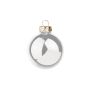 Boules de Noël CLARIBELLE, brillantes, lot de 36, argent, Ø 4 cm