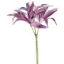 Fleur artificielle Lys d'araignée GRISTEN, lilas, 85cm