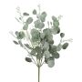 Plante artificielle Eucalyptus KLORHE, tige, fleurs, vert-gris, 40 cm