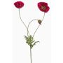 Branche décorative de pavot SCHUNRA, rose vif, 75 cm