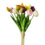 Botte de tulipes décoratives LANEA, multicolore, 40cm, Ø28cm