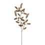 Branche décorative Sapin noble DRIVEL avec des pommes de pin, champagne, 95cm