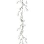 Guirlande artificielle de coton BAZU, blanc, 180cm
