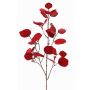 Fausse branche d'eucalyptus INDALA avec fruits, rouge, 85cm