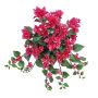 Chute de bougainvillier artificielle sur piquet JAMILAH, crossdoor, rose fuchsia, 50cm