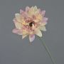 Gerbera en tissu PAMILLA, vieux rose, 65cm, Ø12cm