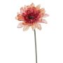 Gerbera en tissu PAMILLA, saumon-rose, 65cm, Ø12cm