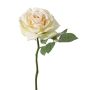 Fleur artificielle Rose NIKOLETA, crème-rose, 30cm, Ø12cm