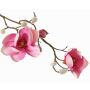 Magnolia en tissu KOSTAS, rose-rose fuchsia, 55cm, Ø5-8cm