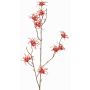 Branche d'hamamélis artificielle XYLA, fleurs, orange-rouge, 70cm, Ø5cm