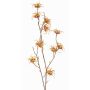 Branche d'hamamélis artificielle XYLA, fleurs, orange-jaune, 70cm, Ø5cm