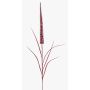 Graminée Pennisetum artificielle ZARIEL avec paillettes, rouge bourgogne, 105cm