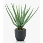 Aloe Vera artificiel EVELIO en pot décoratif, 35cm