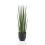 Sansevieria artificiel KICHIRO en pot décoratif, vert, 70cm