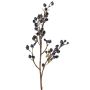 Branche de myrtillier artificielle YLLKA avec baies, bleu-noir, 60cm