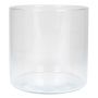 Vase en verre SANNY, cylindre, transparent, 19cm, Ø19,1cm