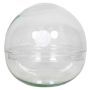 Terrarium pour plantes succulentes en verre BRYSON, boule, transparent, 19,5cm, Ø19,5cm