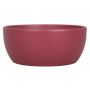Coupe décorative TEHERAN BRIDGE en céramique, marsala-rouge mat, 8,5cm, Ø18,5cm