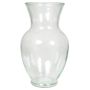 Vase à fleurs en verre CAISSY, transparent, 27cm, Ø17cm