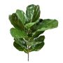 Ficus lyrata artificiel ATIKA sur piquet, vert, 75cm