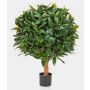Boule de laurier artificielle LARAWAG, tronc naturel, crossdoor, 70cm