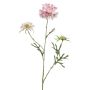 Fleur artificielle Scabiosa MARUA, rose, 80cm