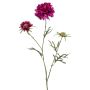 Fleur artificielle Scabiosa MARUA, violet, 80cm