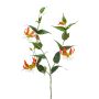 Gloriosa artificiel WARIS orange-jaune, 120cm
