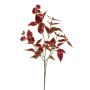 Branche artificielle de coléus ITOE, rouge-bordeaux-vert, 95cm